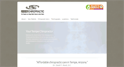 Desktop Screenshot of chiropractorintempeaz.com